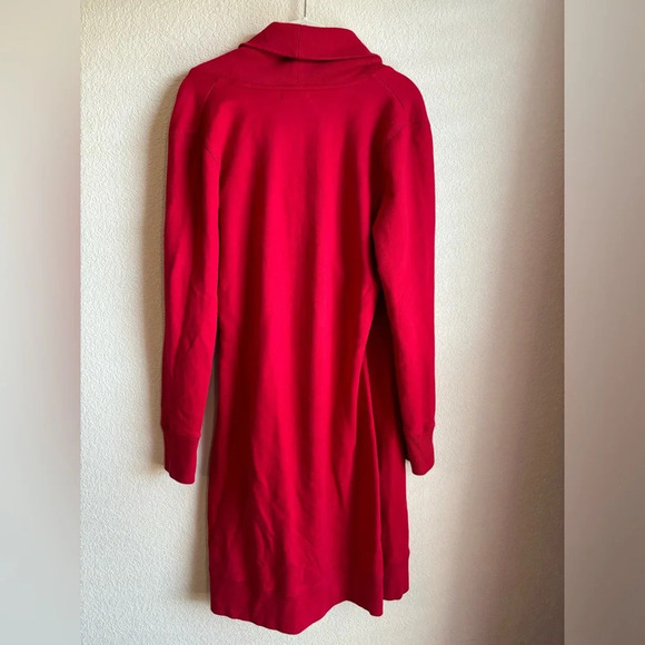 Ralph Lauren Jeans Co Cowl Neck Sweatshirt Wrap Style Dress - Picture 9 of 9